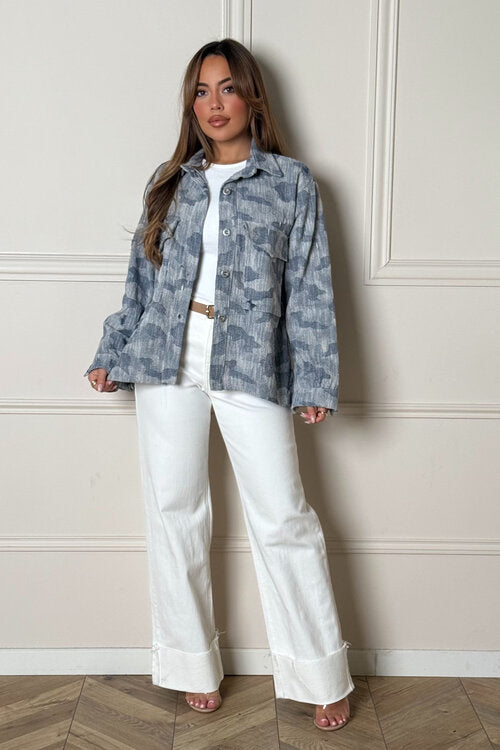 Veste Chiné + Poches