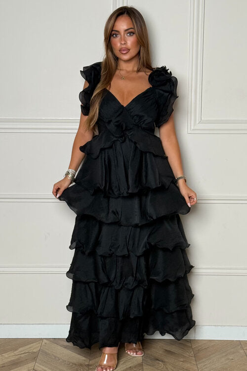 Robe Froufrou à Volants Femme