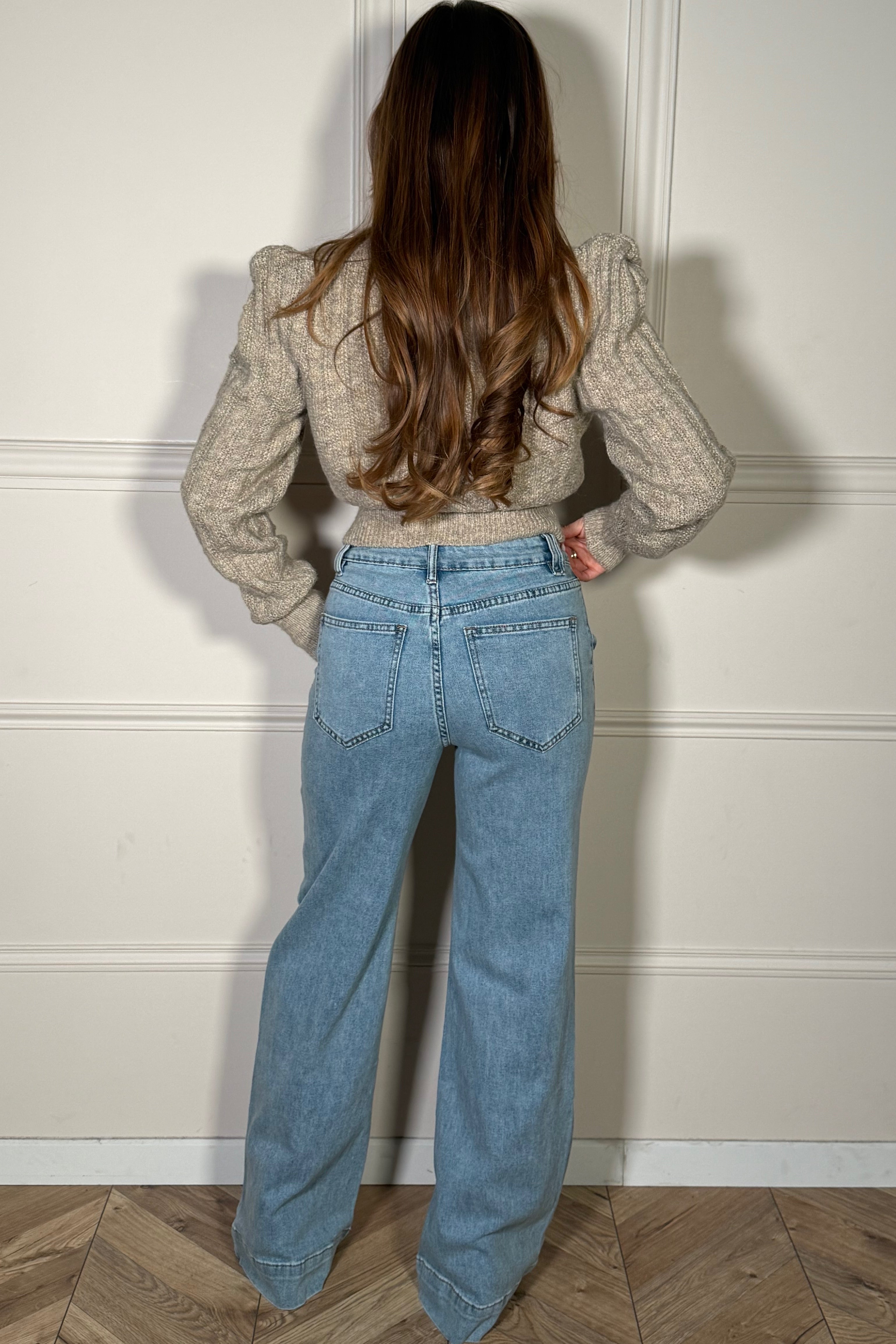 Jeans Femme Large Full Length