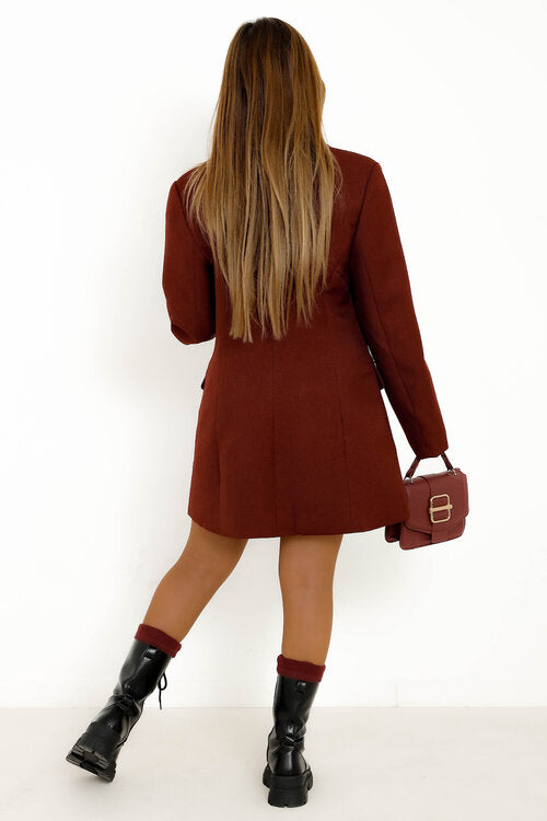 Blazer Robe Cintrée Femme Élégante - Style Professionnel