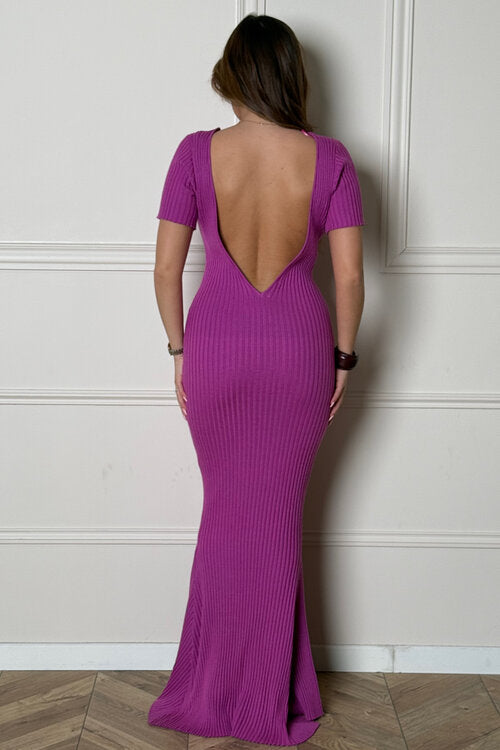 Robe Coupe Sirène Dos Nu Femme