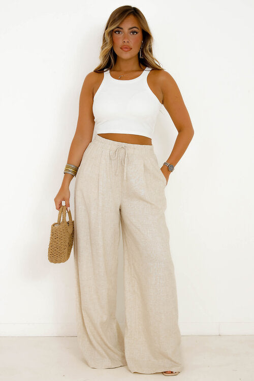 Pantalon Fluide en Lin