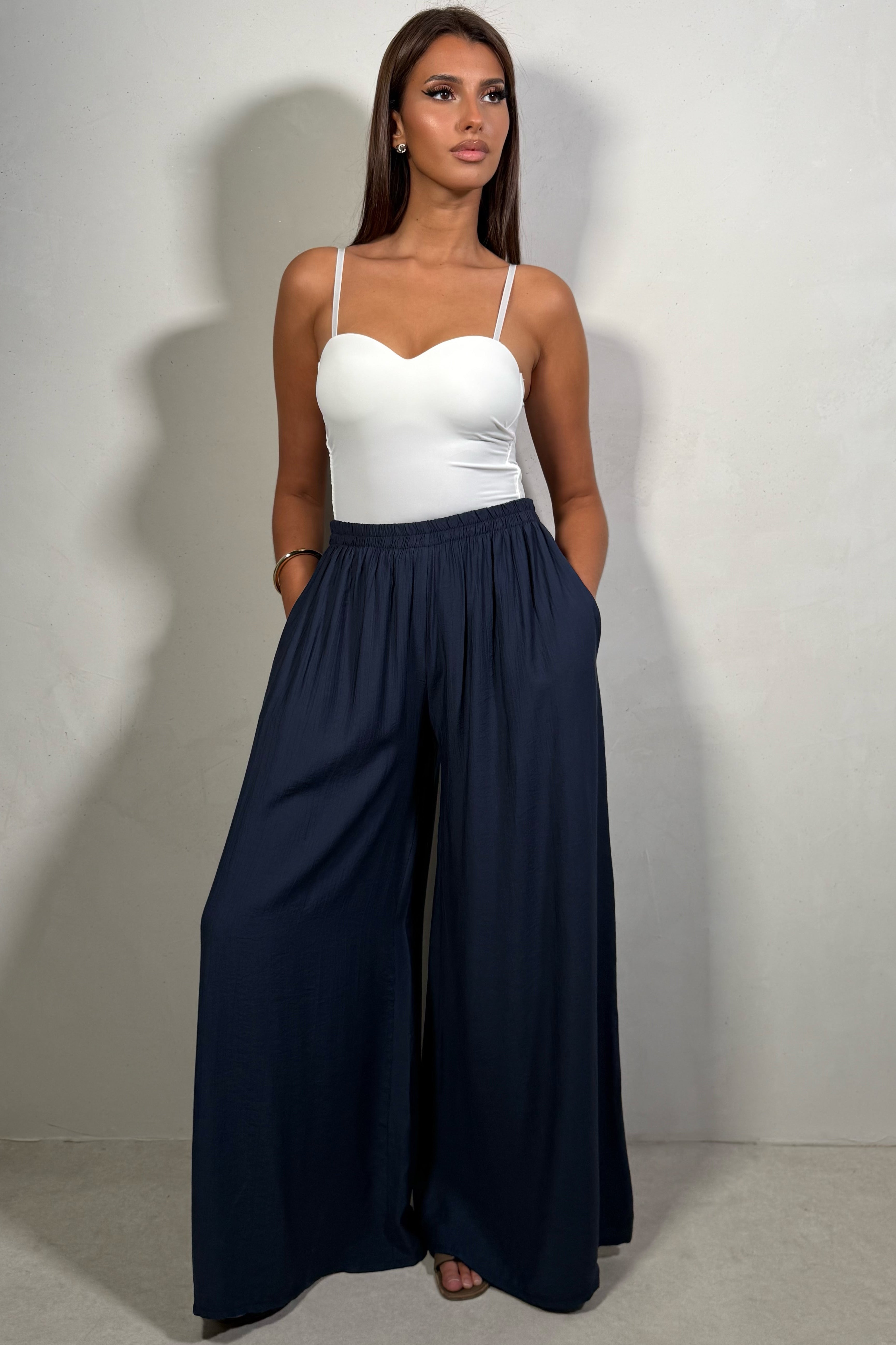 Pantalon Femme Fluide en Viscose