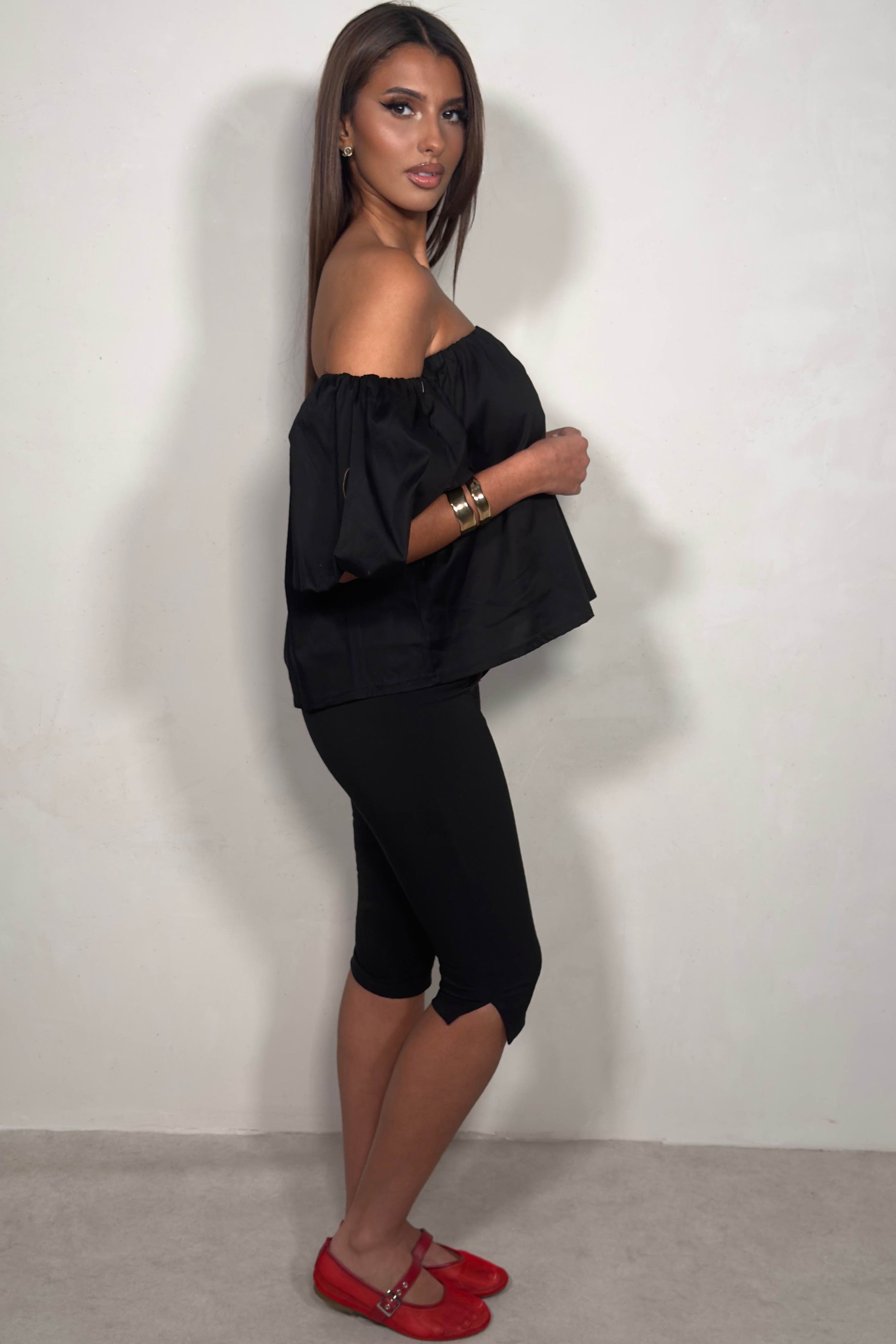 Pantalon Capri Femme Pantacourt Ajusté Coupe Slim