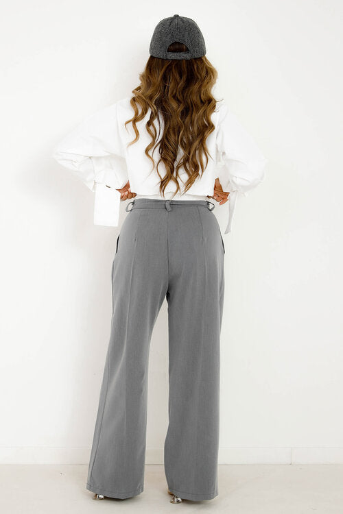 Pantalon Ample à Ceinture Elastique Femme