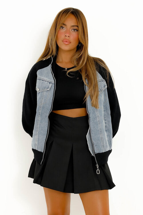 Gilet Denim Bimatière