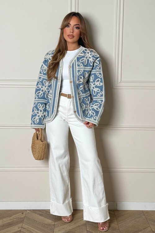 Veste Denim + Crochets