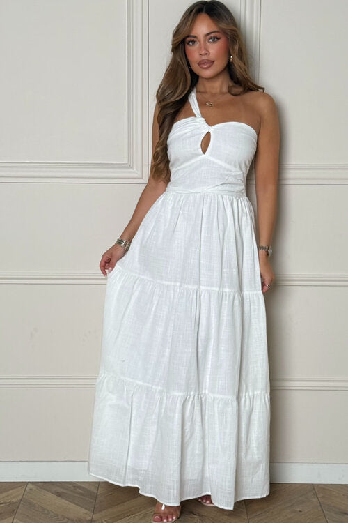 Robe en Lin Asymétrique Femme