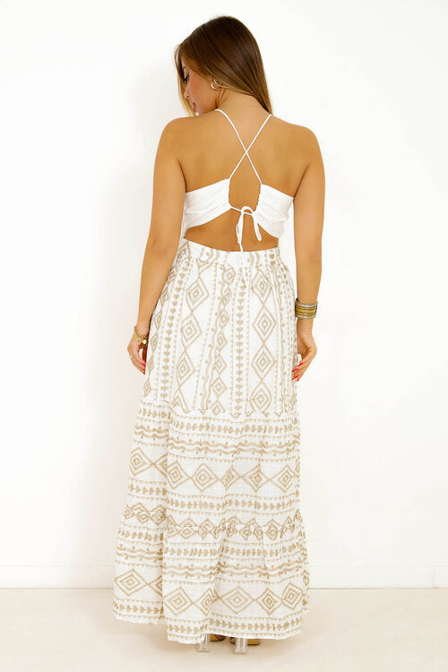 Robe Broderie Doré