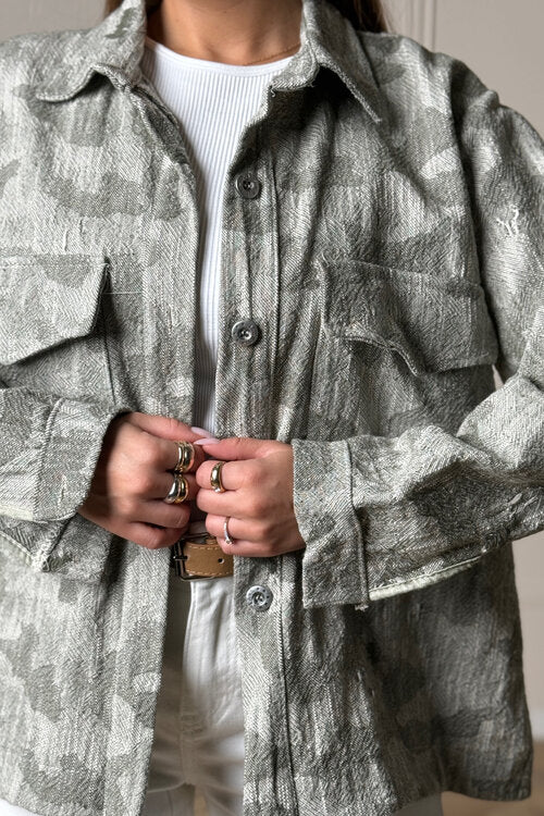 Veste Chiné + Poches