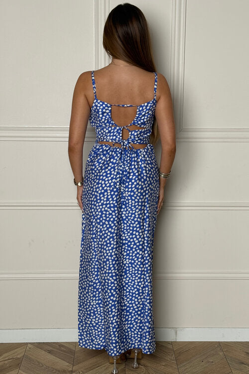 Robe Imprimée à Pois Femme