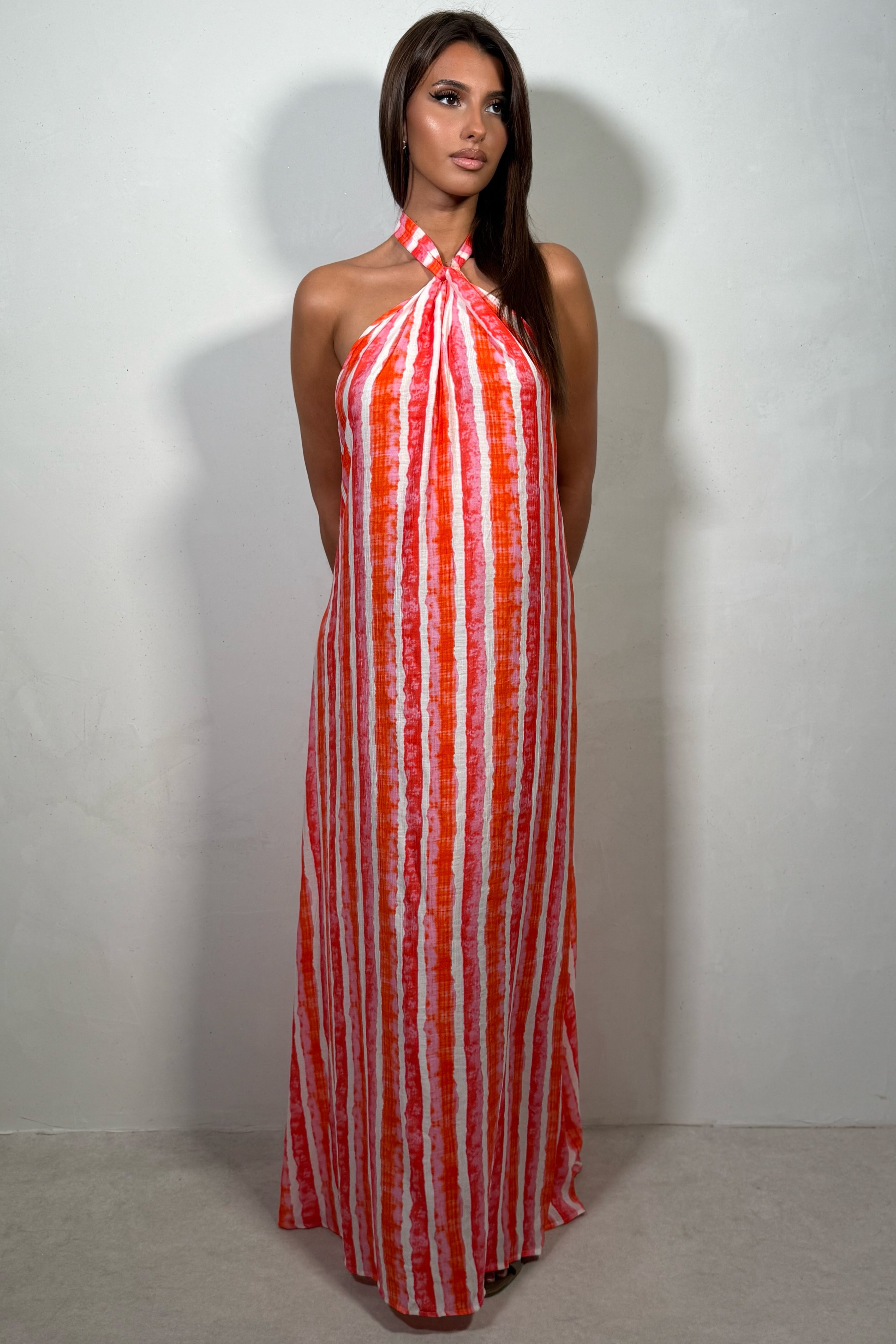 Robe Femme Longue Motifs Colorés Chic