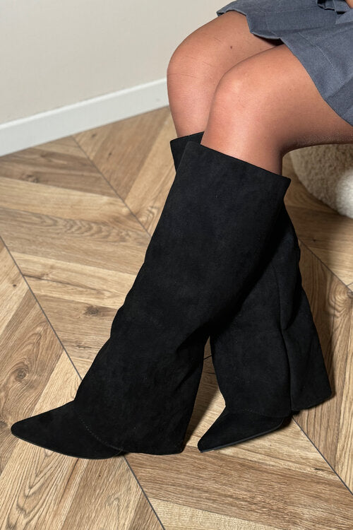 Bottes Suédine Guêtre Femme