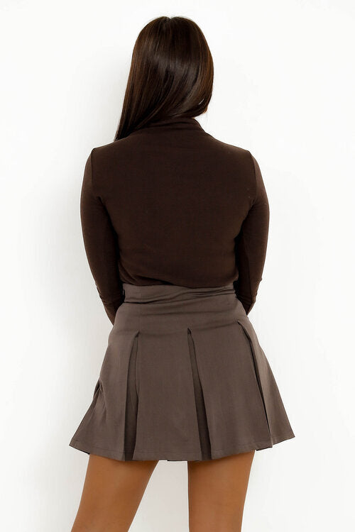 Jupe Short Plissée Femme