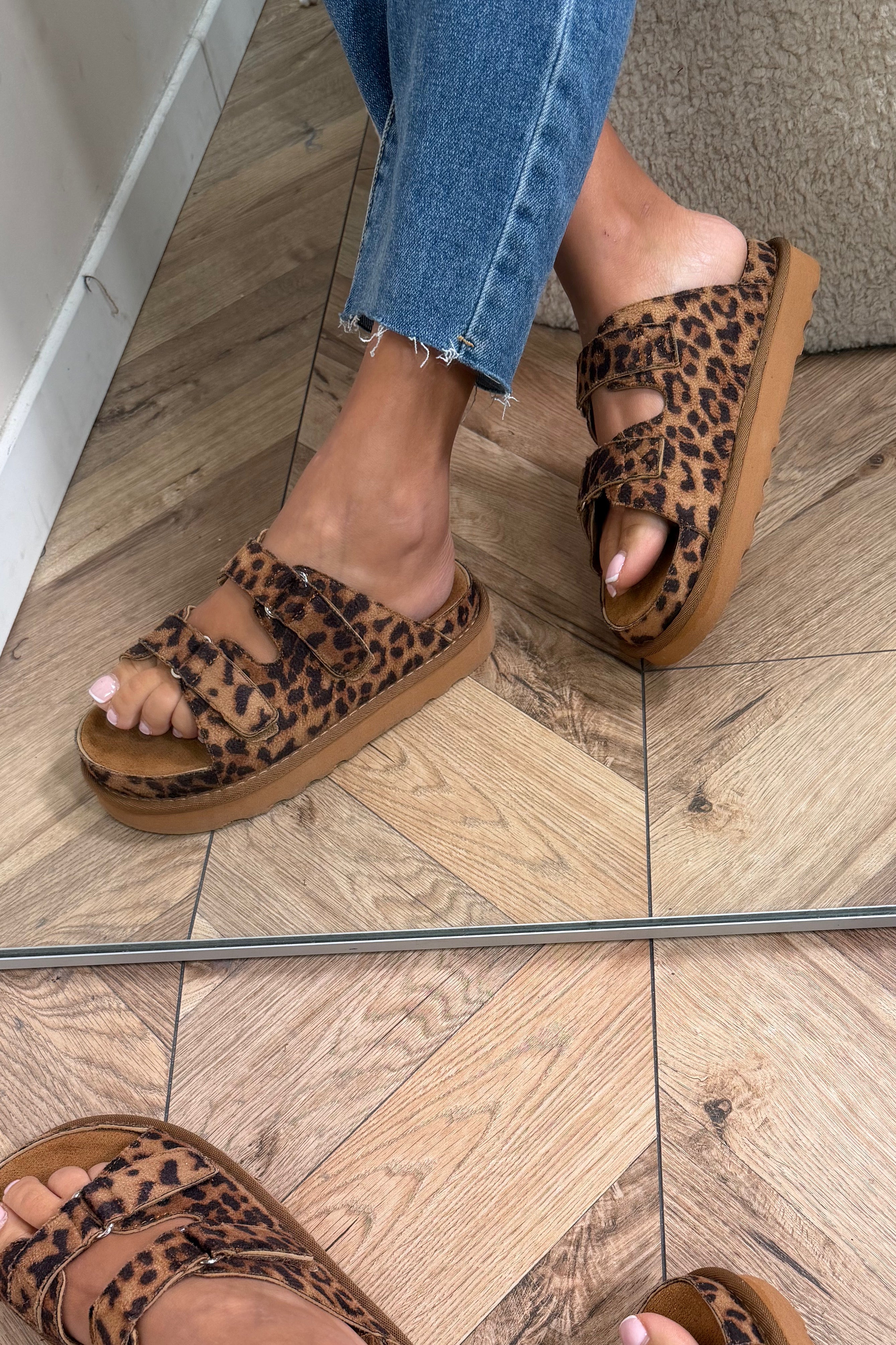 Sandales + Sangles Scratch Femme