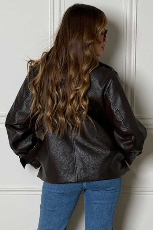 Perfecto Ample Simili Femme