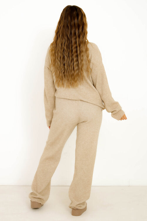 Ensemble Côtelé Pull + Pantalon