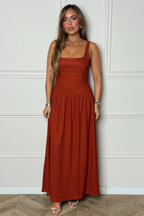 Robe Évasée Dos Nu Bohème - Élégance Estivale Féminine