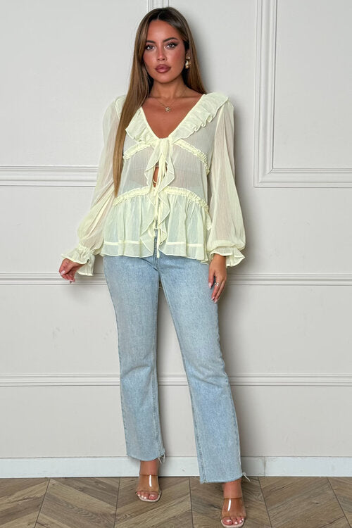Top Froufrou + Noeud Femme
