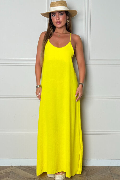 Robe Fluide à Bretelles Femme
