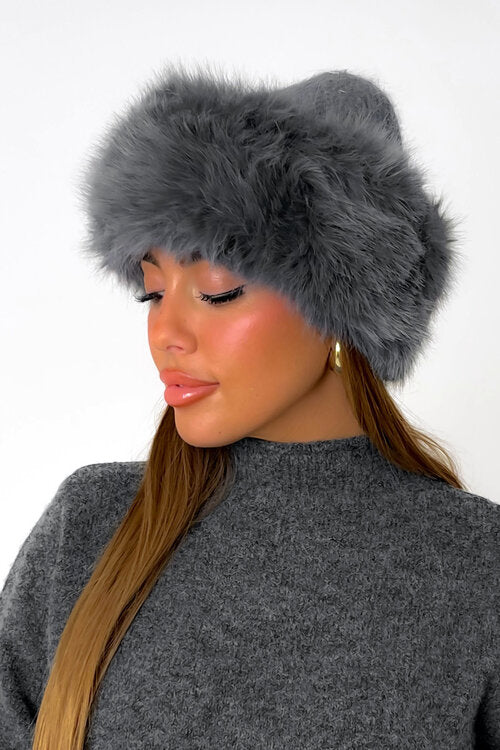Bonnet Effet Chapka Fur Vegan
