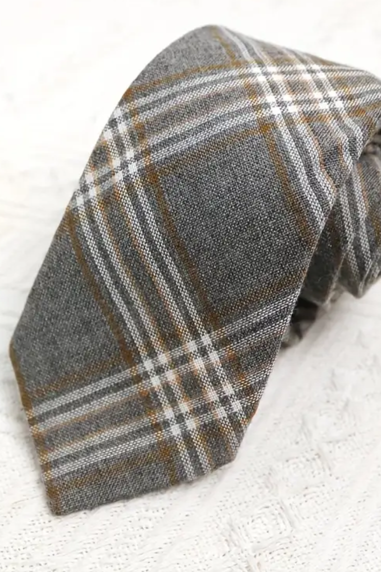 Cravate à Carreaux Femme