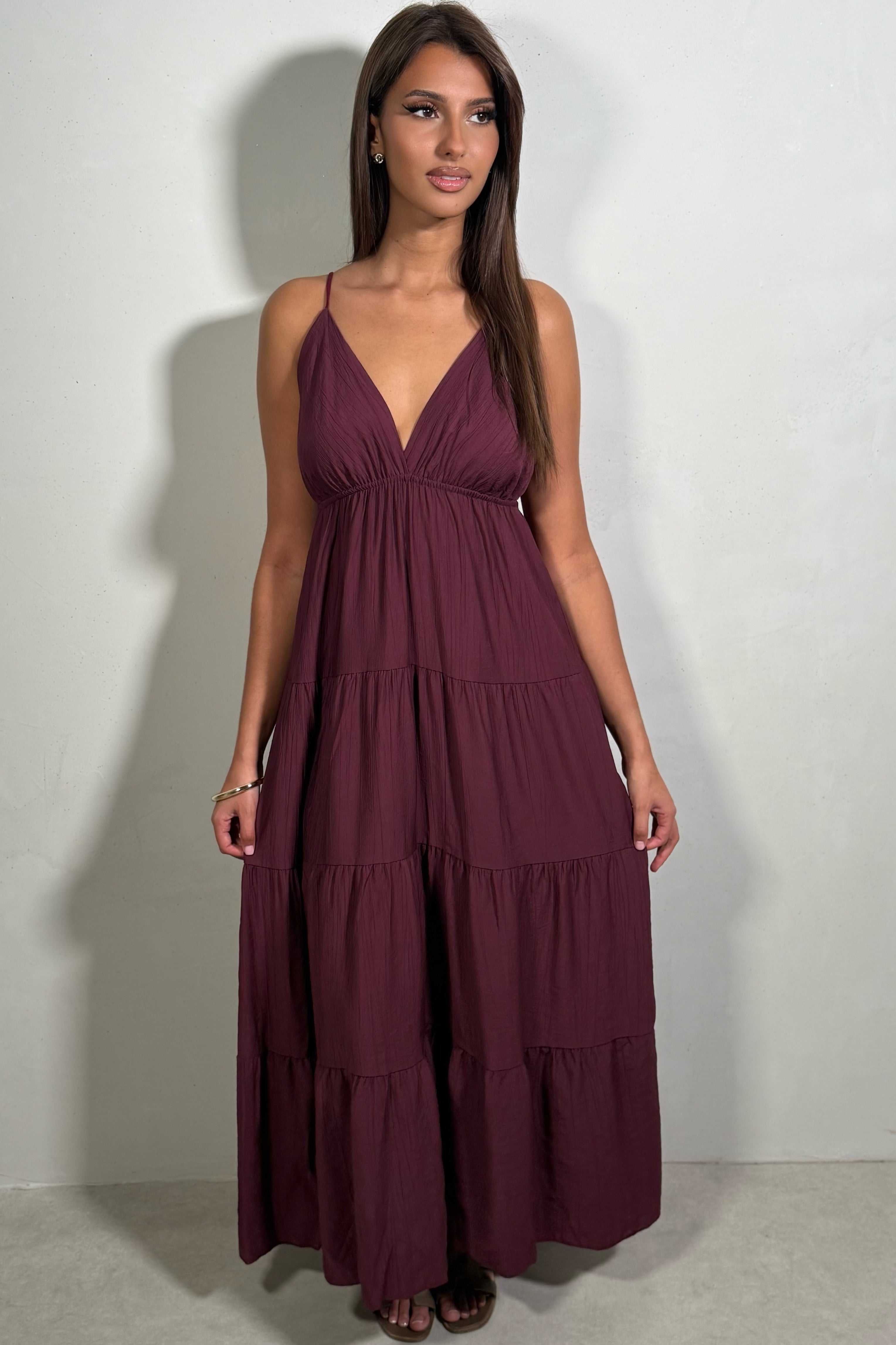 Robe Maxi Volants Femme – Fluidité & Féminité