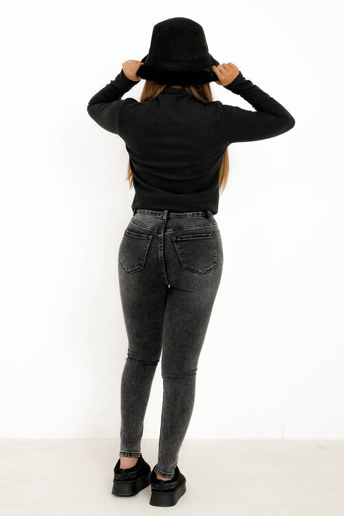 Jeans Skinny Délavé