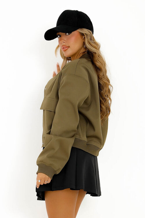 Bombers Boutonnée + Poches