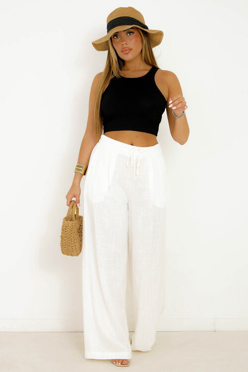 Pantalon Fluide en Lin
