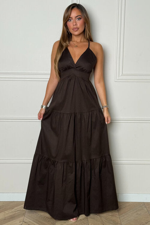 Robe Longue Dos Nu Femme
