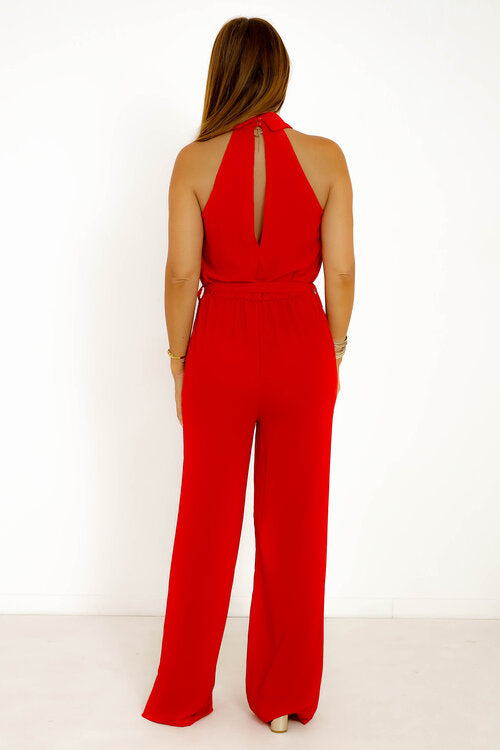 Combinaison Pantalon Encolure Chemise