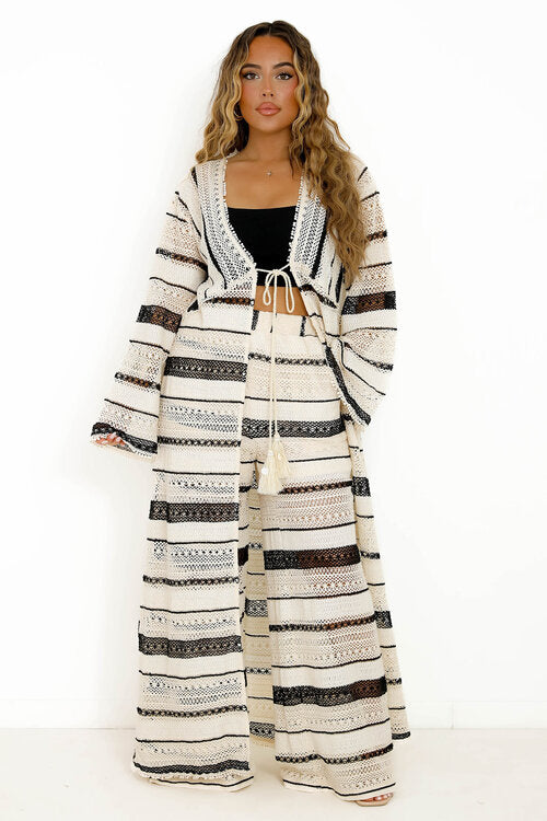 Gilet Long Crochets