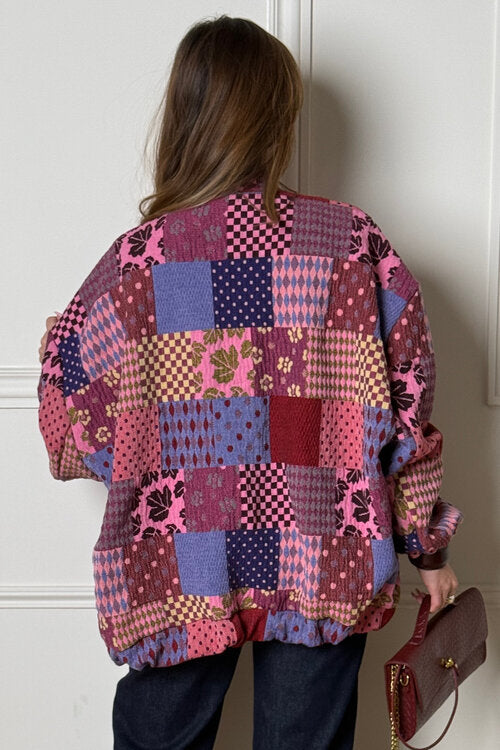 Bombers Patchwork Femme