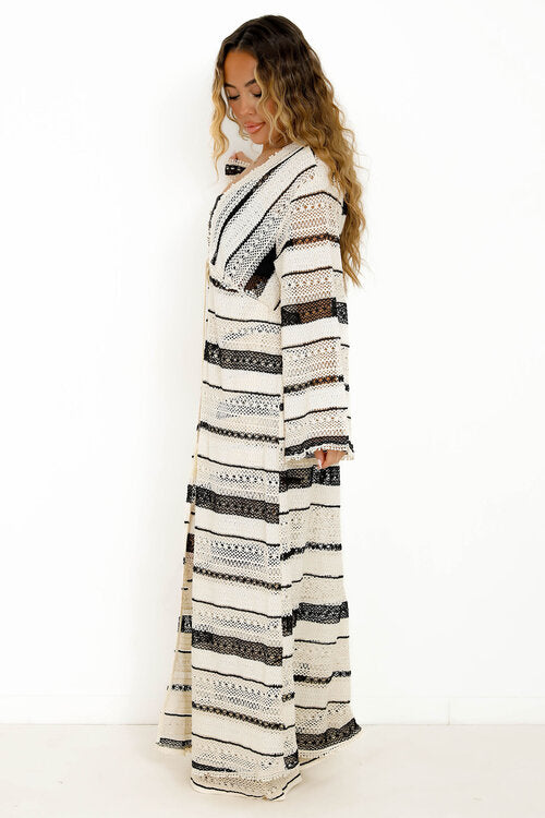 Gilet Long Crochets