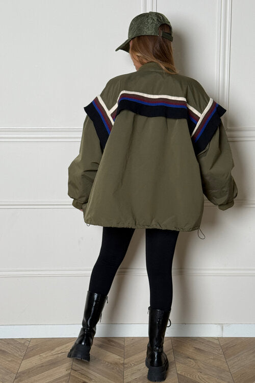 Bombers Coupe Droite + Bandes Rayés