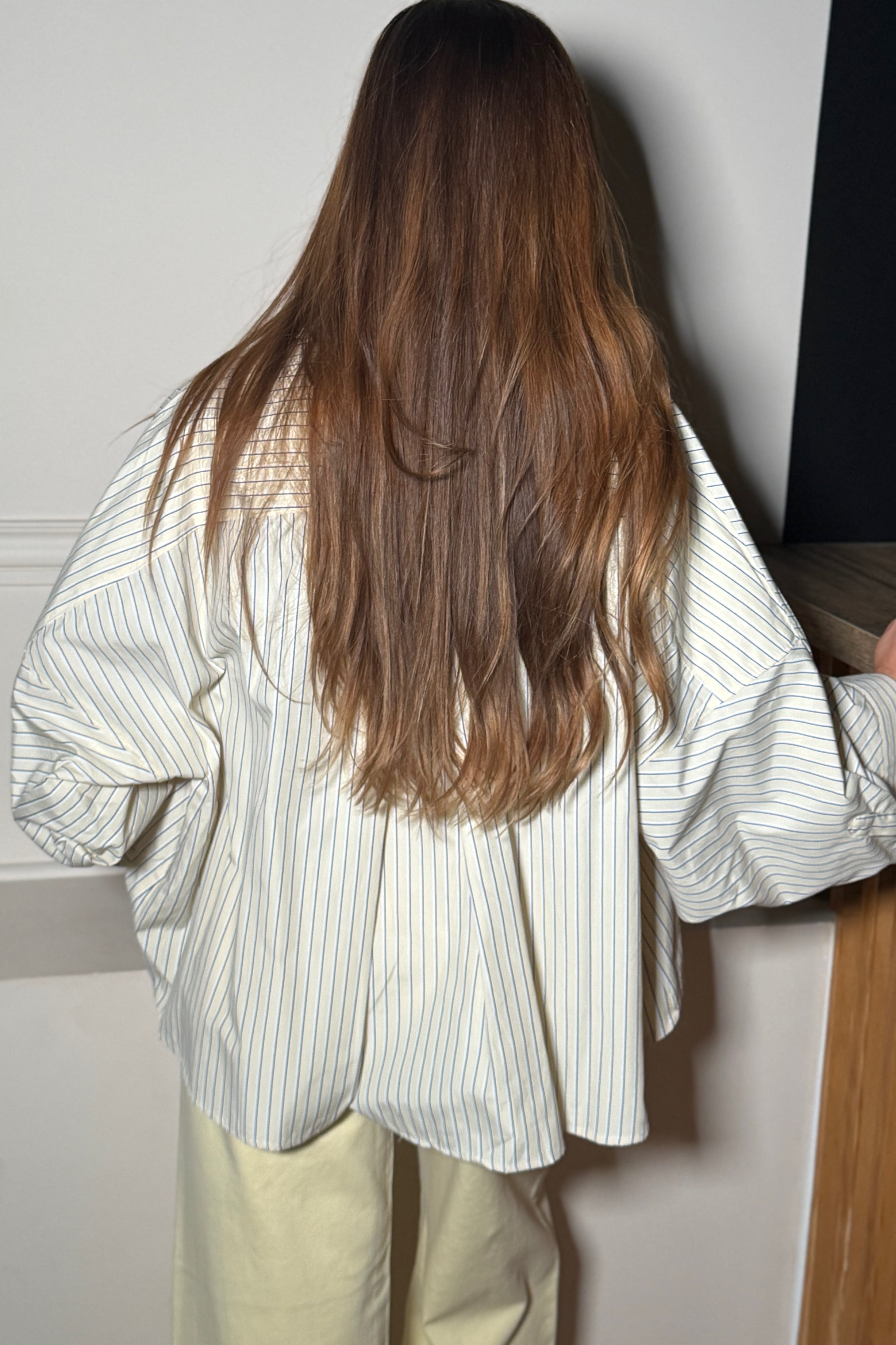 Chemise Femme Oversize Rayée - Style Décontracté Chic