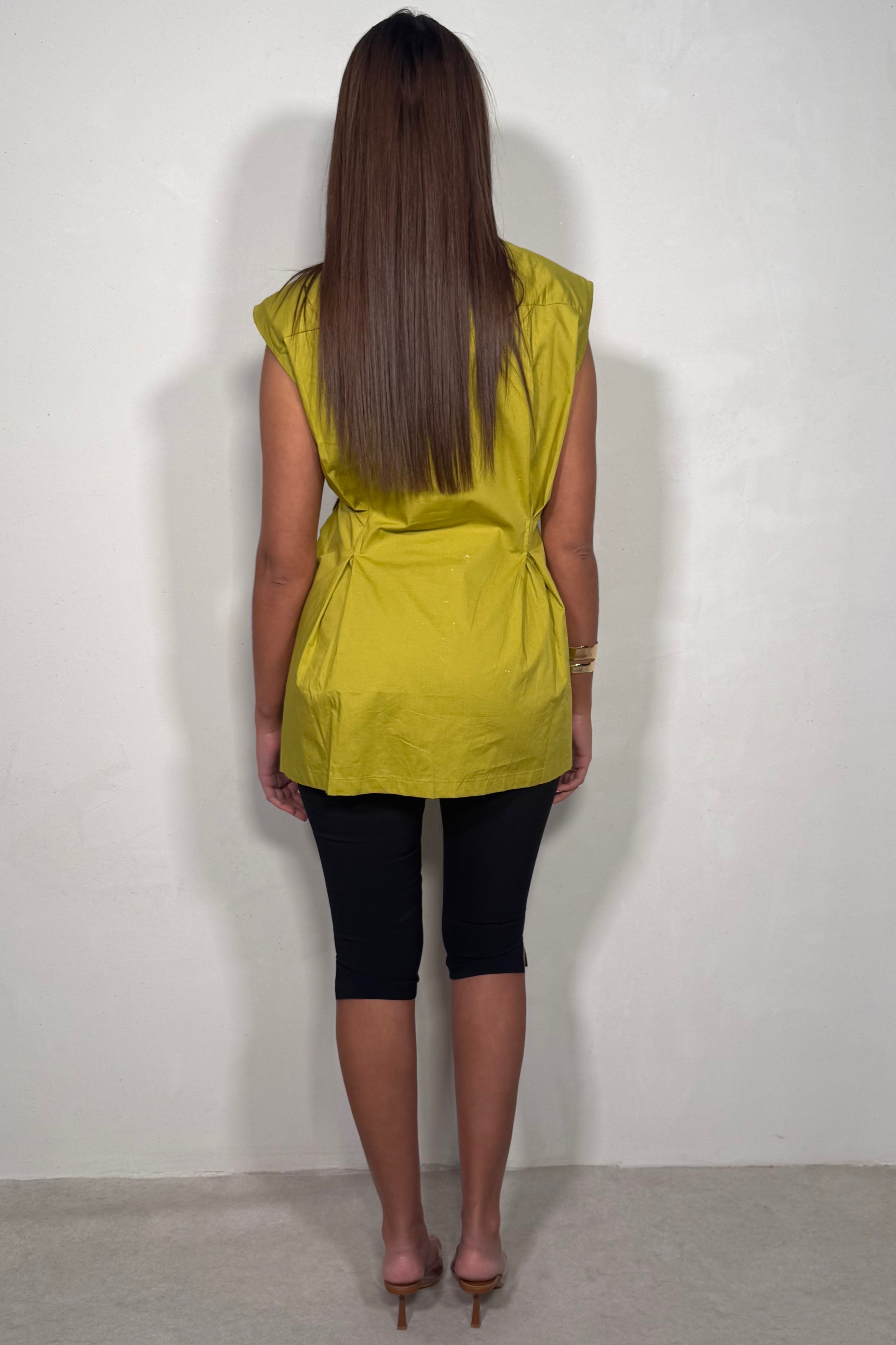 Chemise Sans Manches À Épaulettes Femme