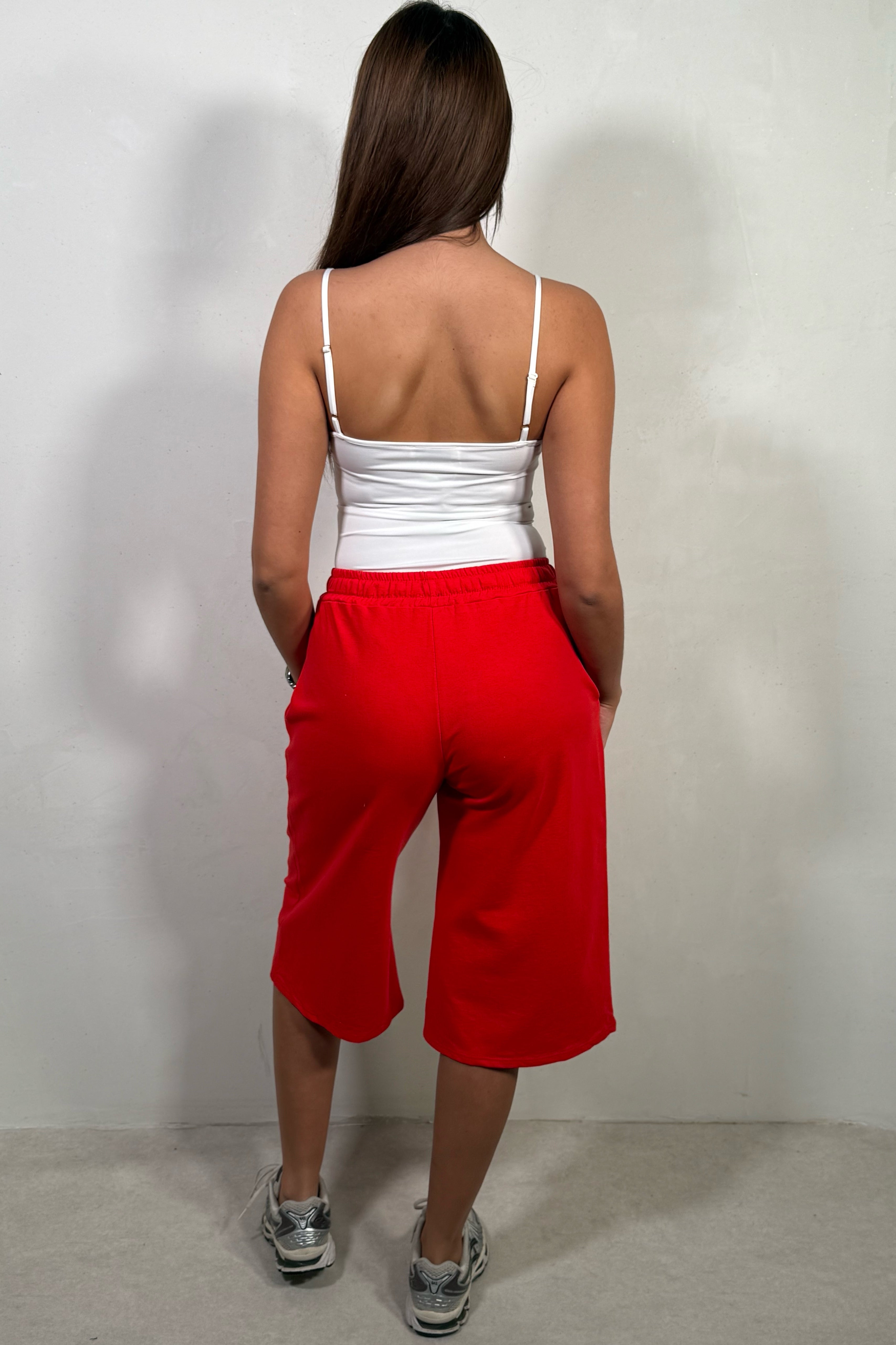Bermuda Large Molleton Style Jogging – 6 Coloris Femme