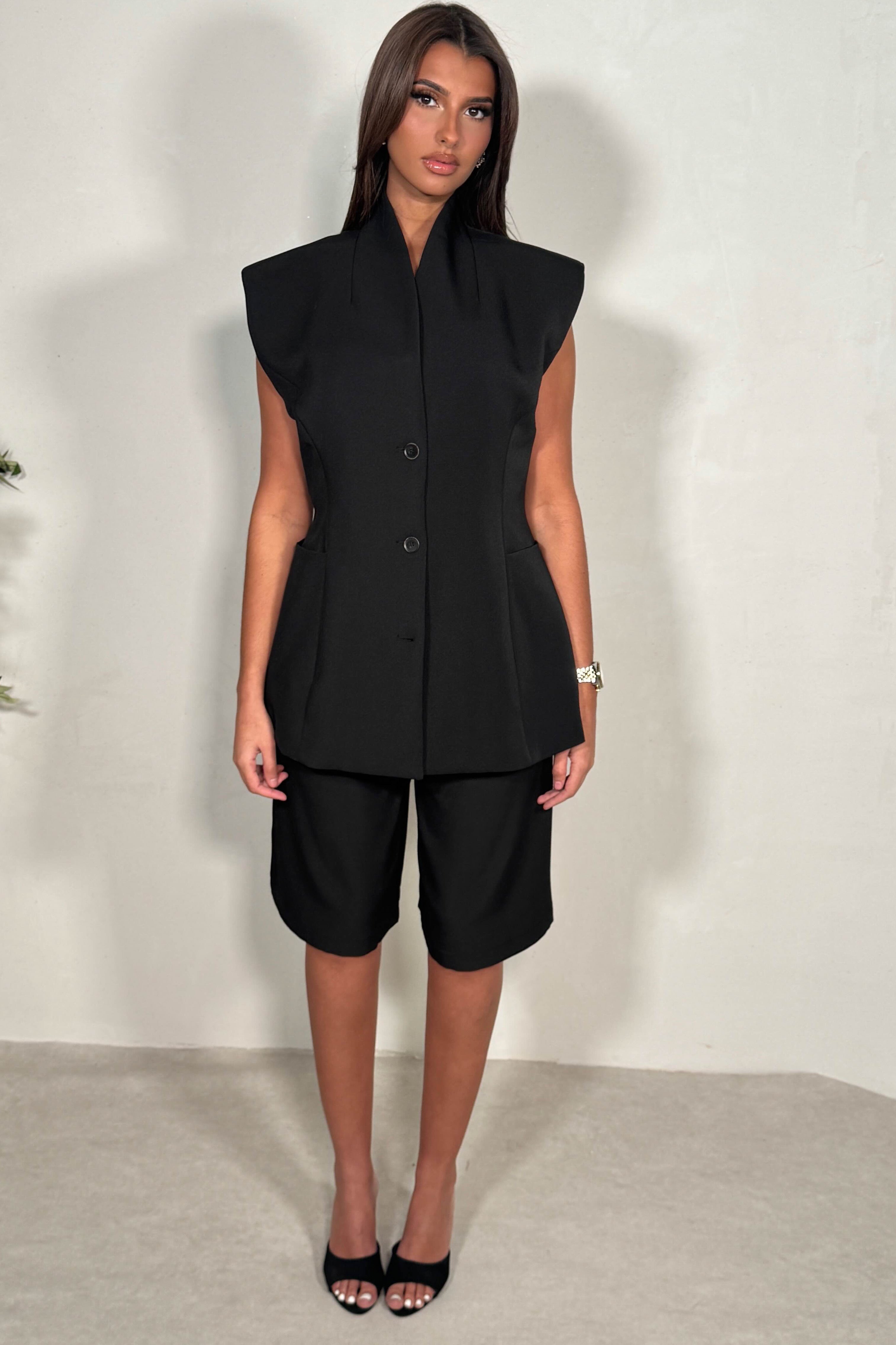 Blazer Sans Manches Femme | Veste Structurée & Élégante