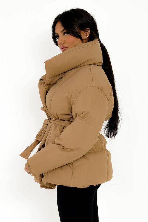 Doudoune Courte Ceinture