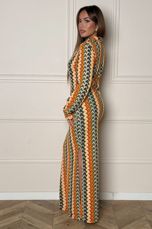 Robe Zig Zag Colorée