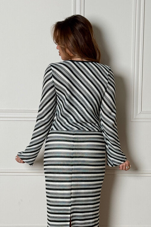 Gilet Ajouré Strié