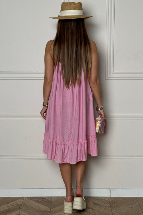 Robe Ample à Bretelles Femme