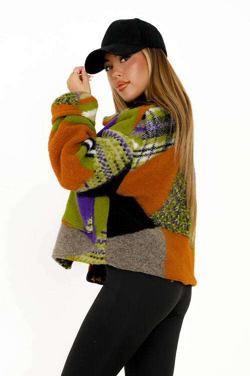 Veste Imprimée Multicolore