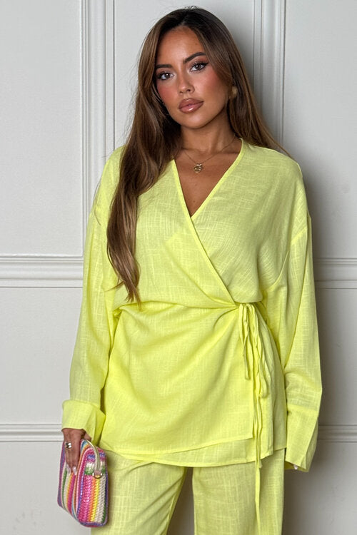 Gilet Kimono en Lin Femme