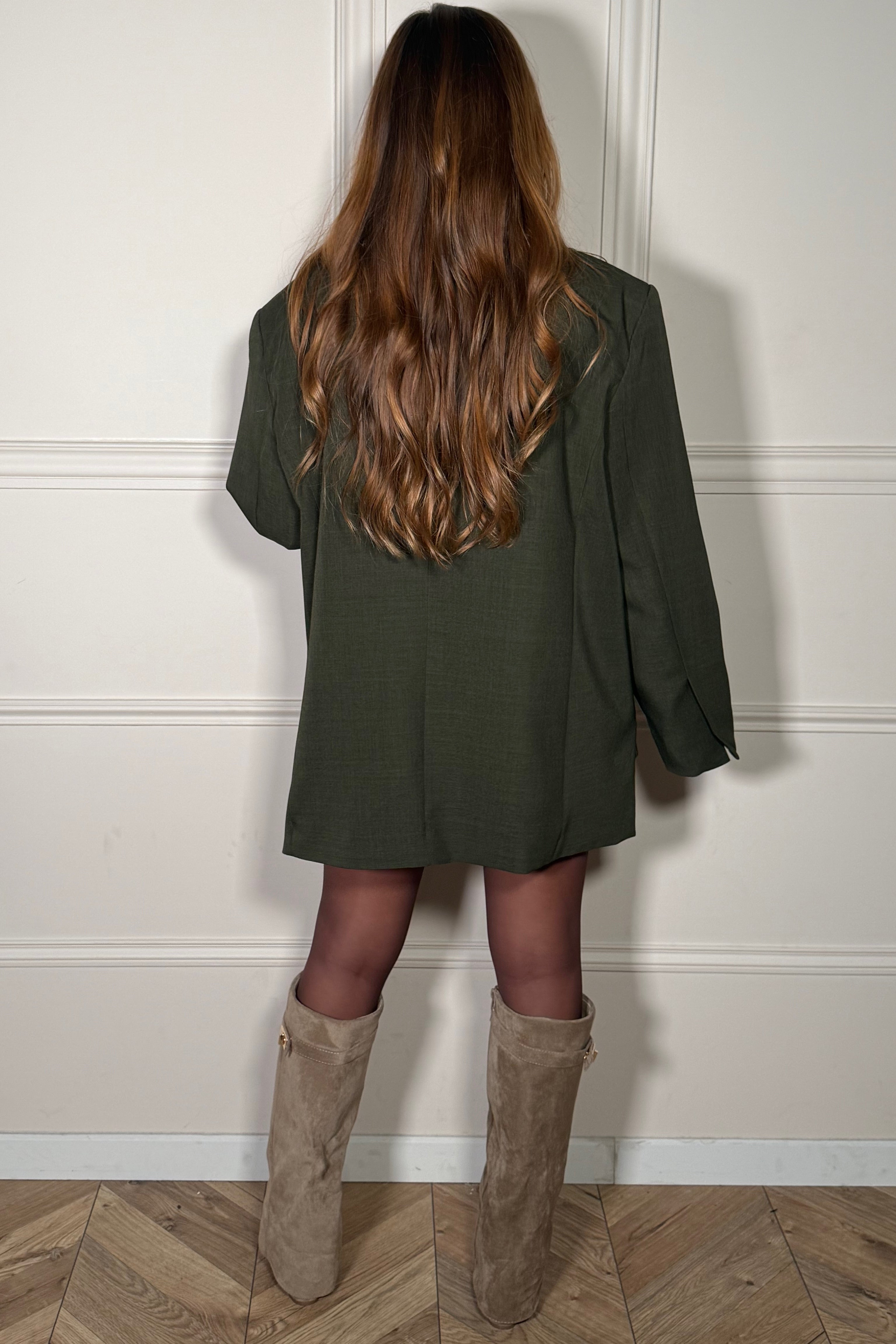 Blazer Croisé Oversize Femme - Élégance Décontractée