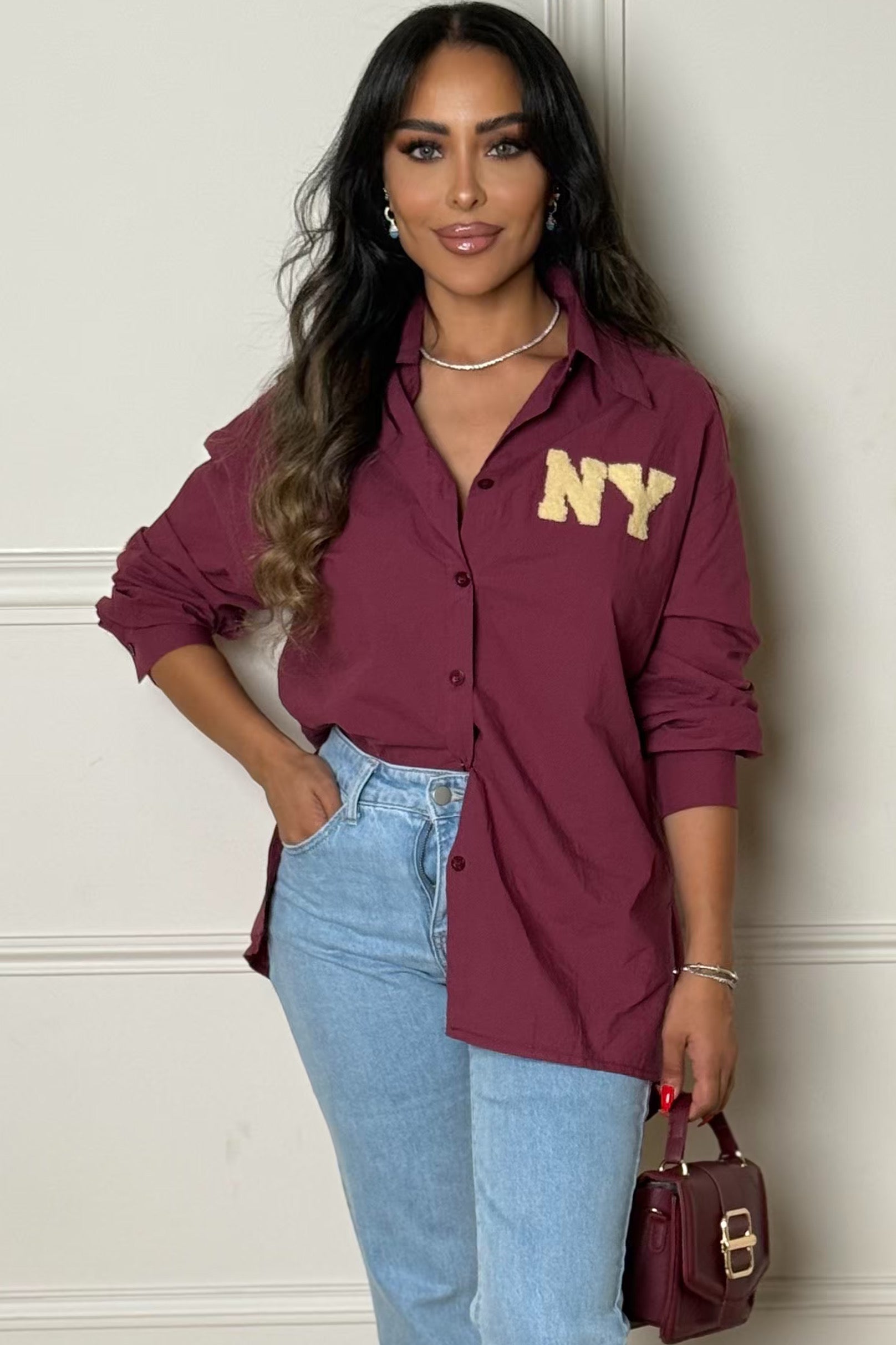 Coupe oversize fluide chemise ample NY BLOOSHOP
