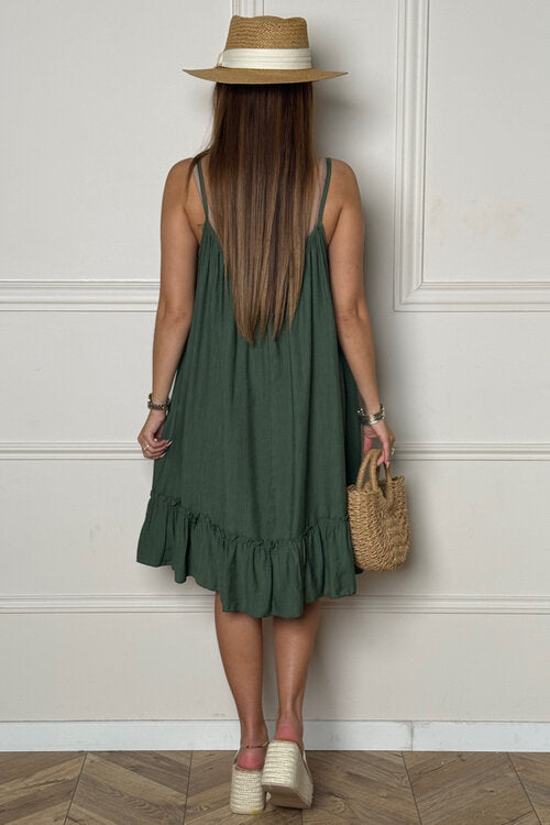 Robe Ample à Bretelles Femme