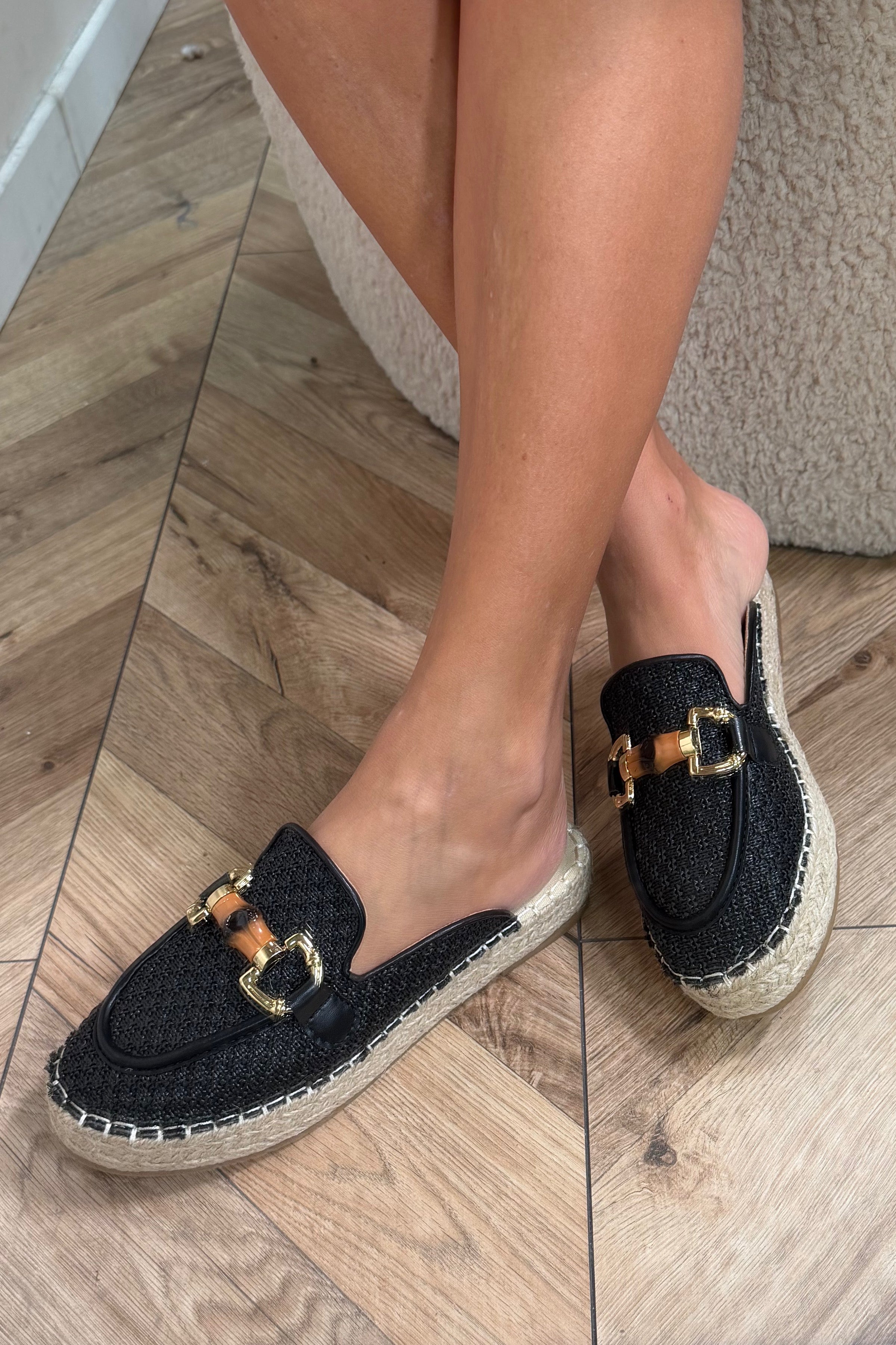 Mocassins Tissés + Bijou Femme